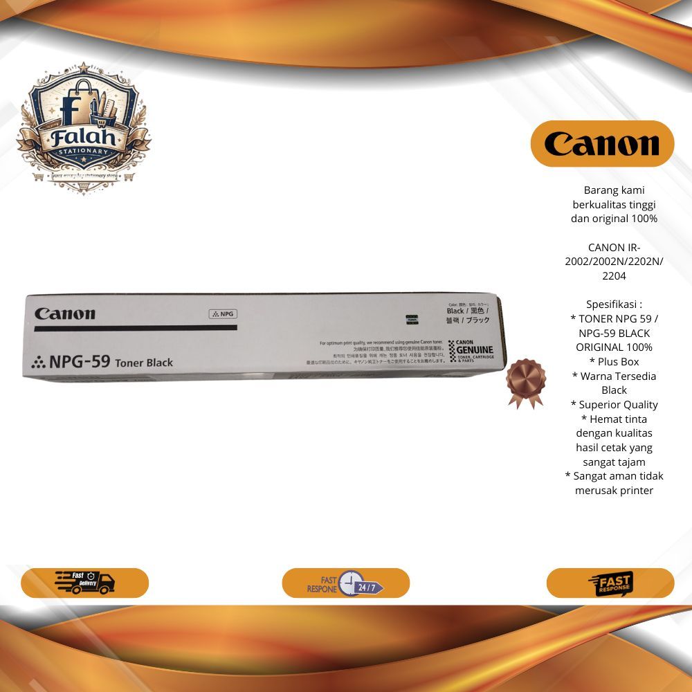 TONER Original Garansi Resmi NPG 59 / NPG-59 BLACK