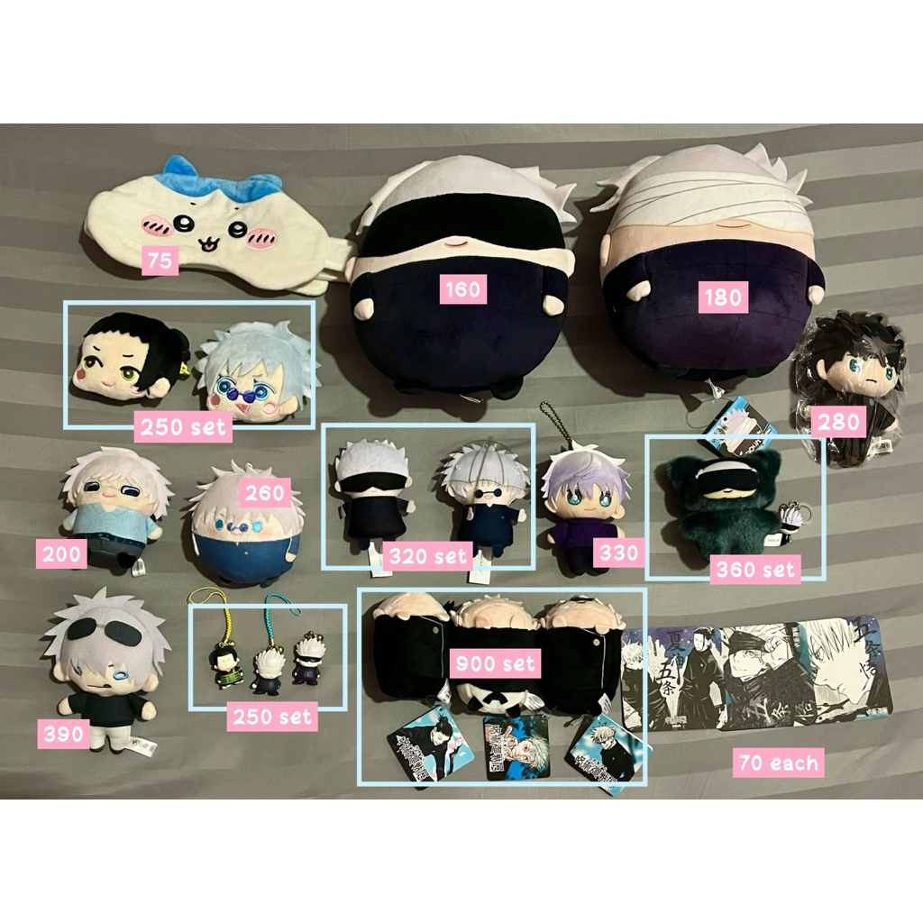 Clearance Sale Pt 2 Official Merch Jujutsu Kaisen Gojo Satoru Geto Suguru Megumi Fushiguro Fuwa Fuwa