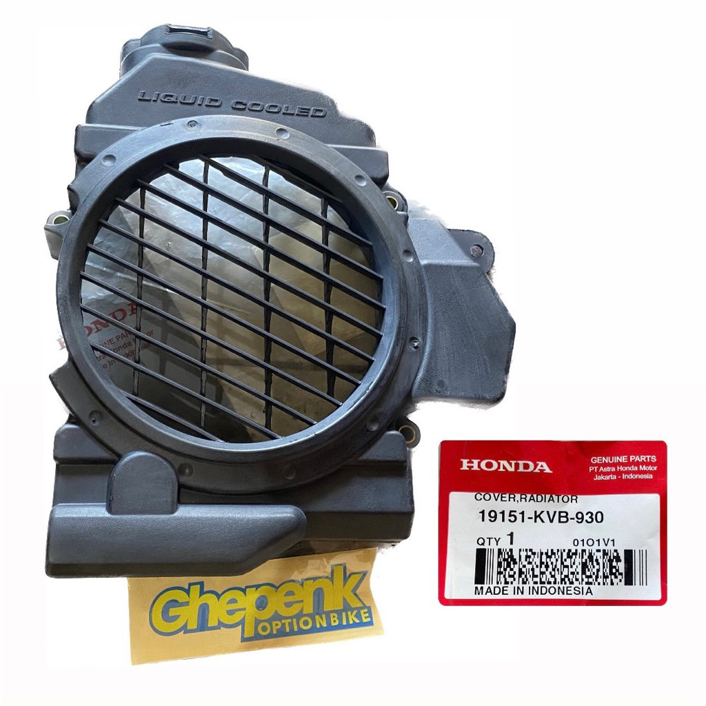 19151 KVB 930 COVER TUTUP RADIATOR VARIO KARBU 110 VARIO TECHNO 110 ORIGINAL AHM