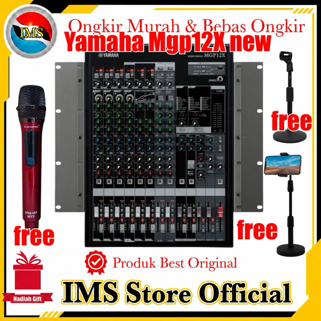 Mixer Audio Yamaha Mgp12X new 12 channel original impor