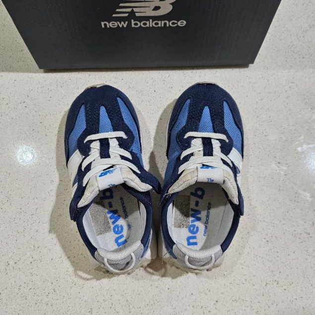 ORI PRELOVED -  NEW BALANCE NEW-B NW327CJ Infant Sneakers Shoes Wide Support for first steps - BLUE