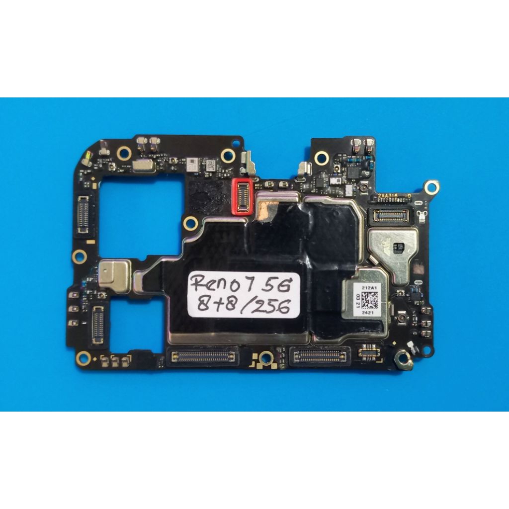 Mesin Motherboard Oppo Reno7 5G ( CPH 2371 ) 8+8/256 GB Ori Copotan Normal Siap Pakai || No Pola || 