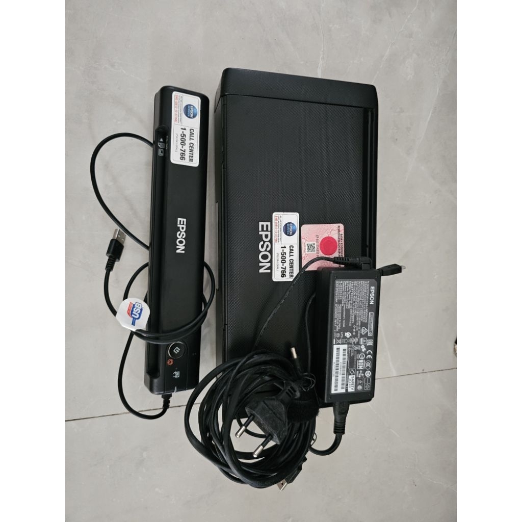Epson WF-100 Portable Printer + Epson Portable Scanner