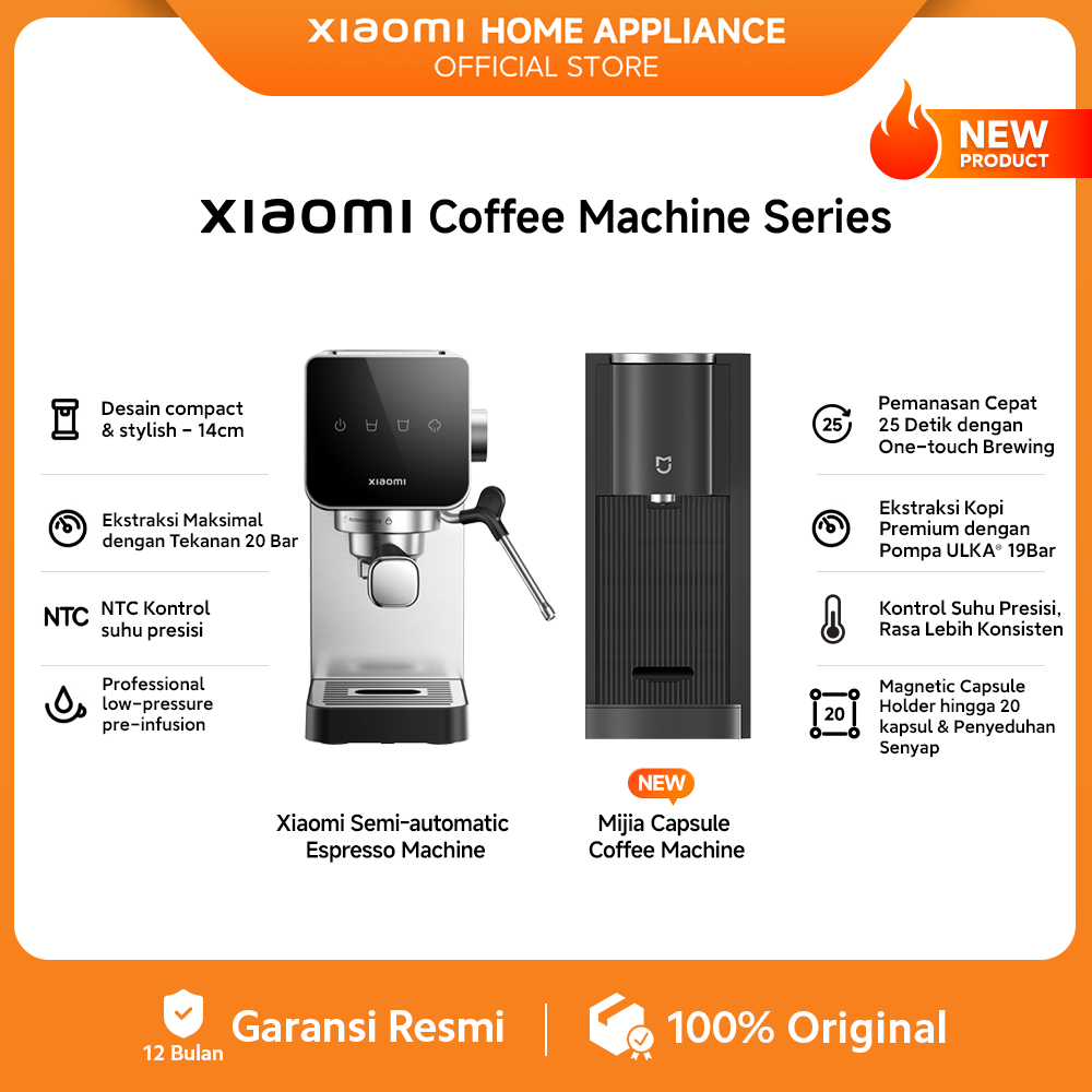 Xiaomi Mijia Coffee Machine Series | Xiaomi Semi-automatic Espresso | Mijia Capsule Coffee Machine |