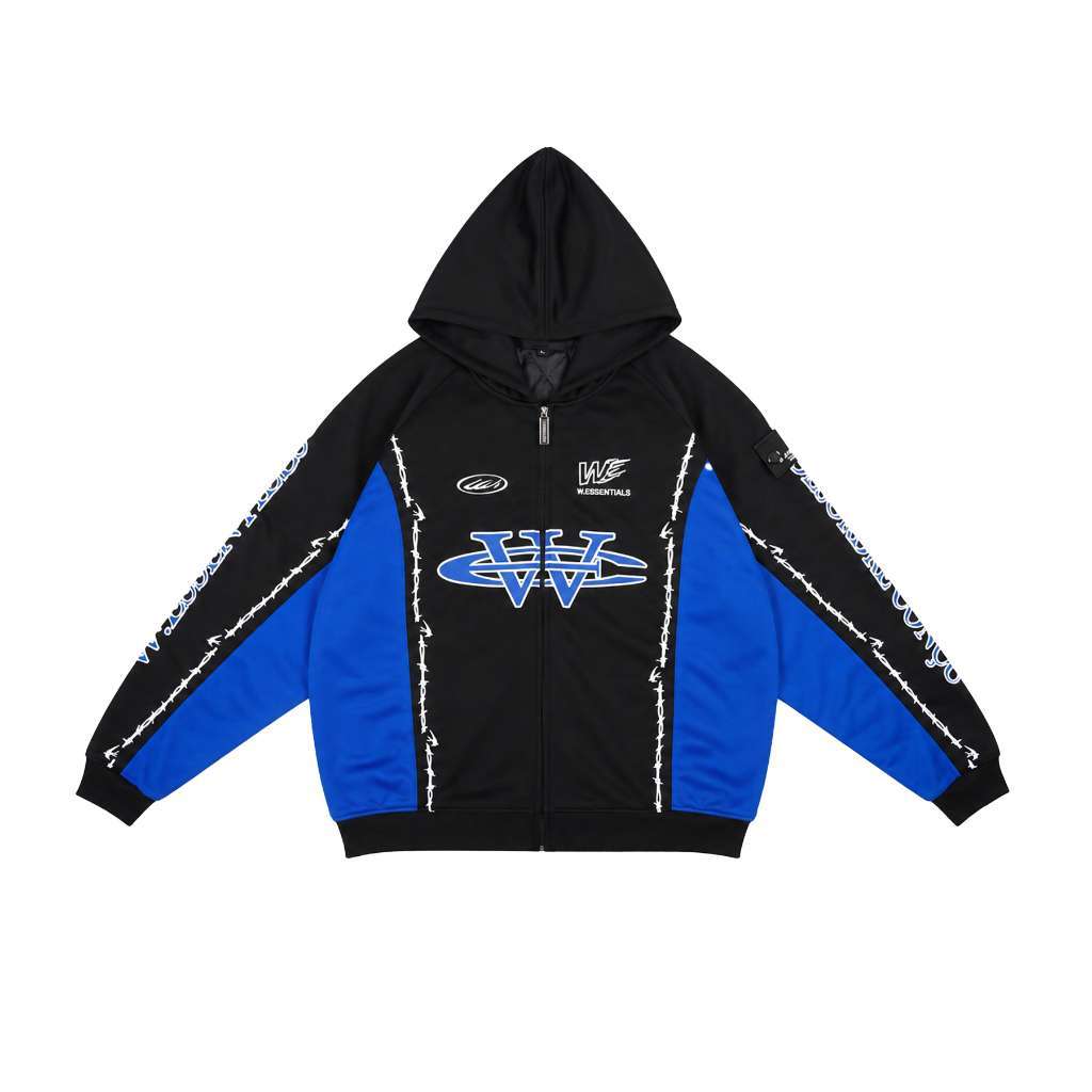 W.Essentiels Gregoire Stadium Jacket Oversize Blue/Black