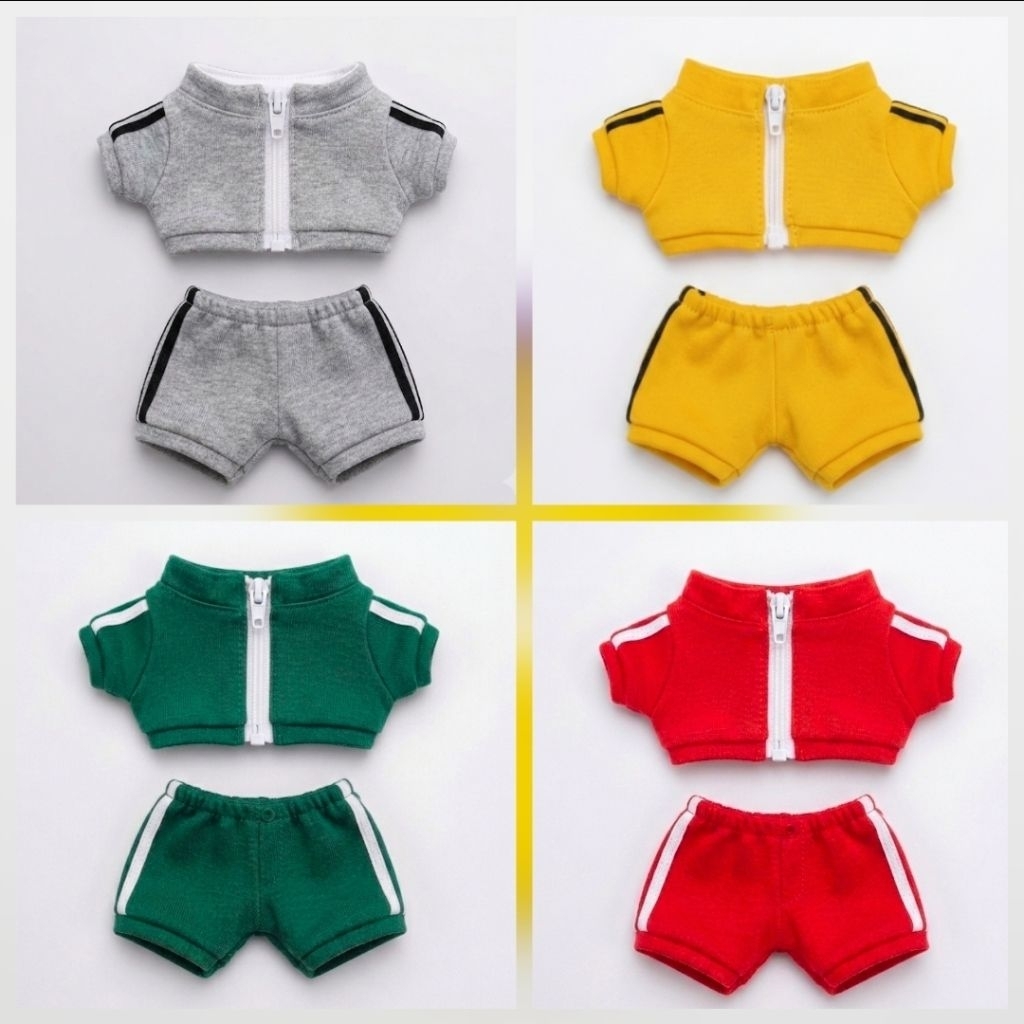 READY BAJU BONEKA 10-15CM//BAJU OLAHRAGA BONEKA 10CM//BAJU SET OLAHRAGA /AKSESORIES BAJU VIRAL
