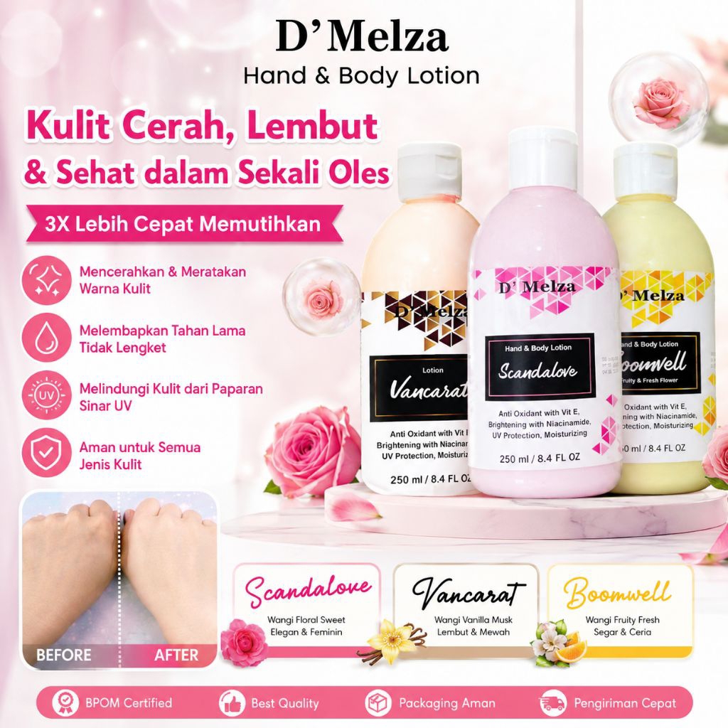 D'MELZA HAND & BODY LOTION