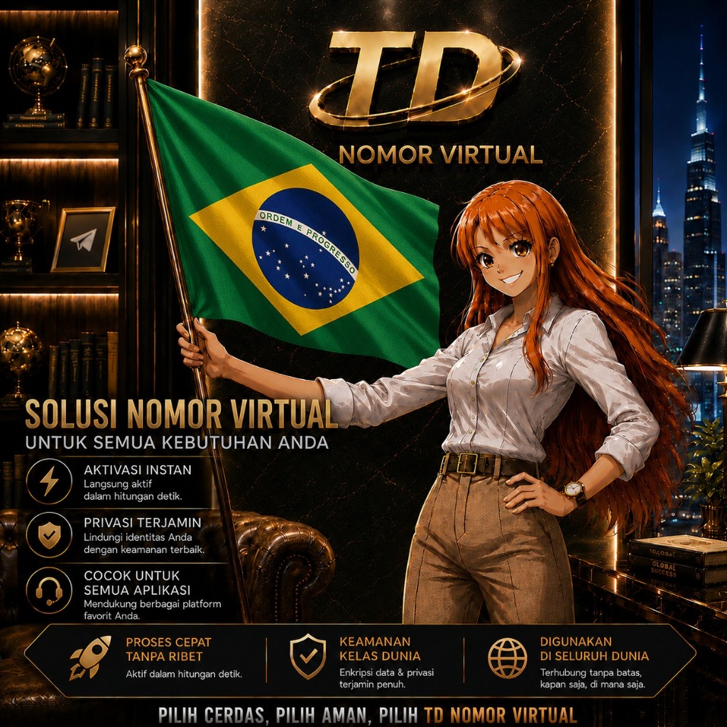 Nomor Virtual Luar Negeri Premium Brazil