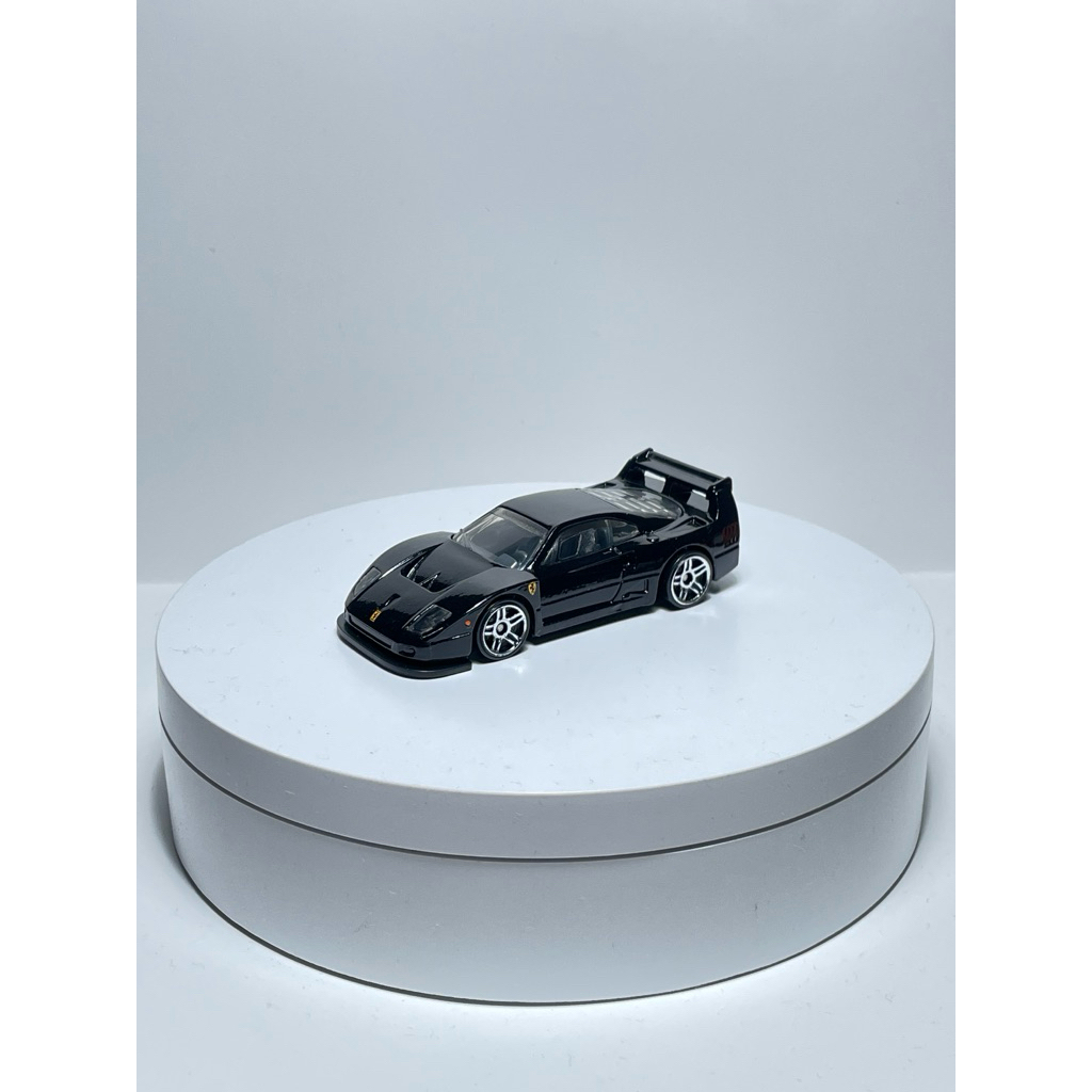 Hot Wheels Loose Ferrari F40 Black Unrivet Factory