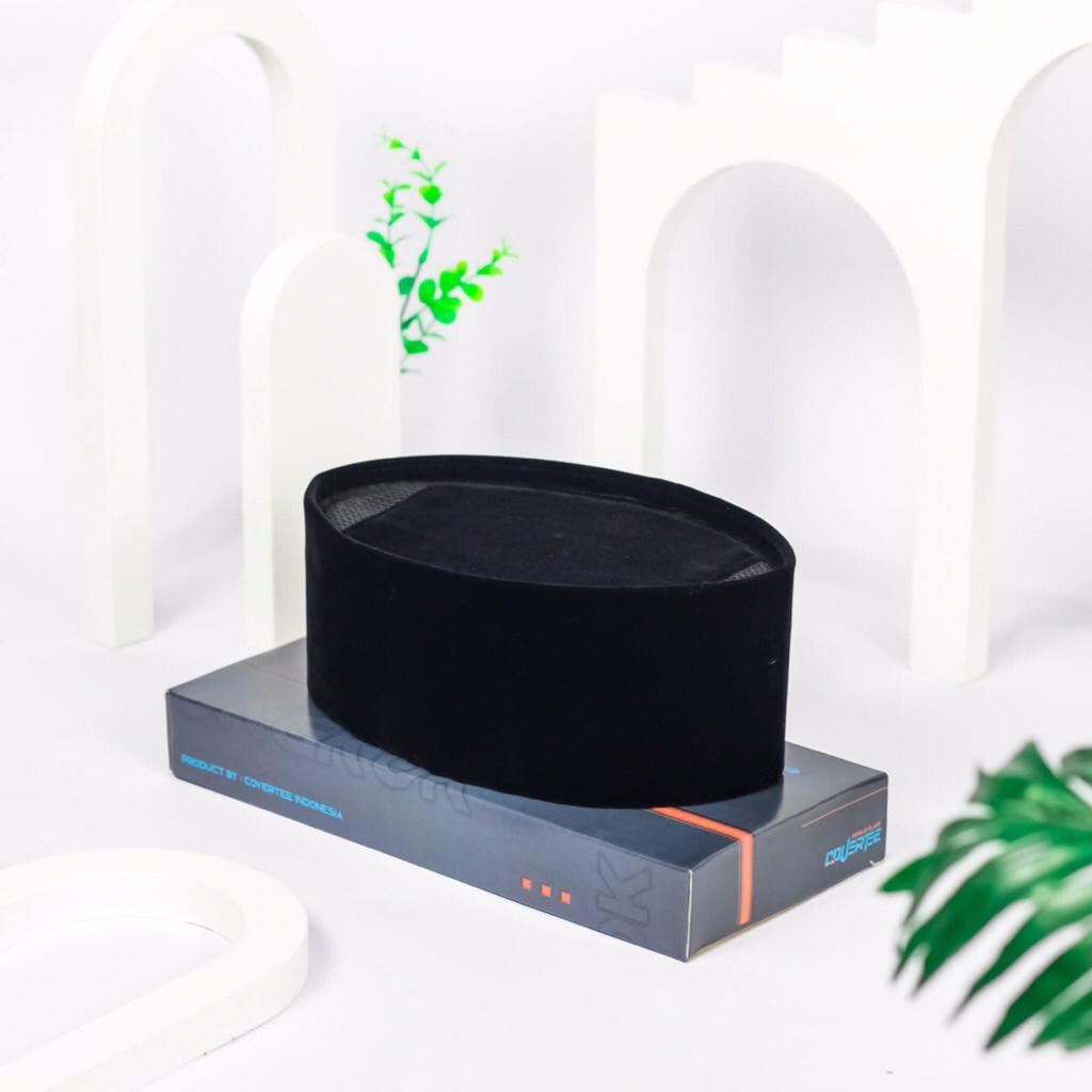 Songkok Hitam Polos AC Converte
