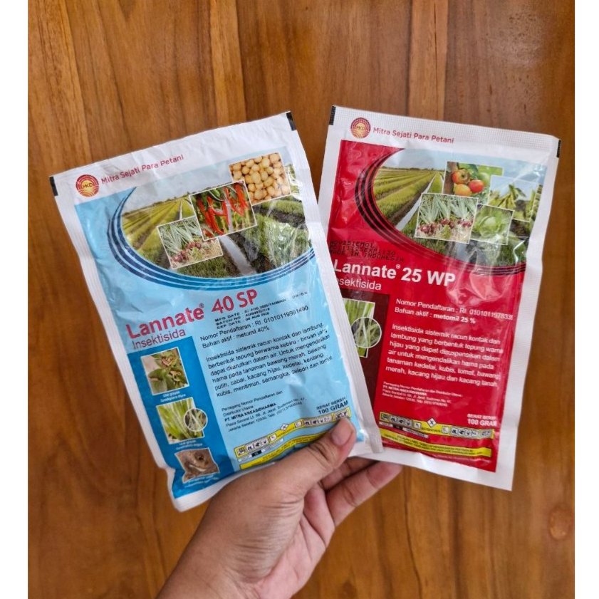 Lannate SP 100 gr - Lannate 40 SP 100 gram Pembasmi Ulat INSEKTISIDA DUPONT LANNATE BIRU 40 SP 100 G