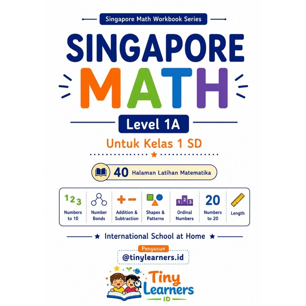 Worksheet Singapore Math Kelas 1 SD - Matematika Singapura