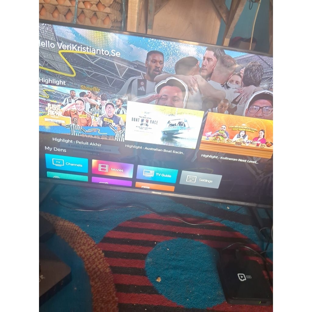 Android TV Box ZXV10B860H bekas berkualitas boskuu