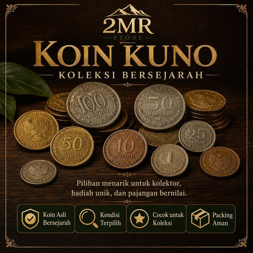 Uang koin kuno 10 rupiah th 1971, mahar (kancing) sudah dibersihkan