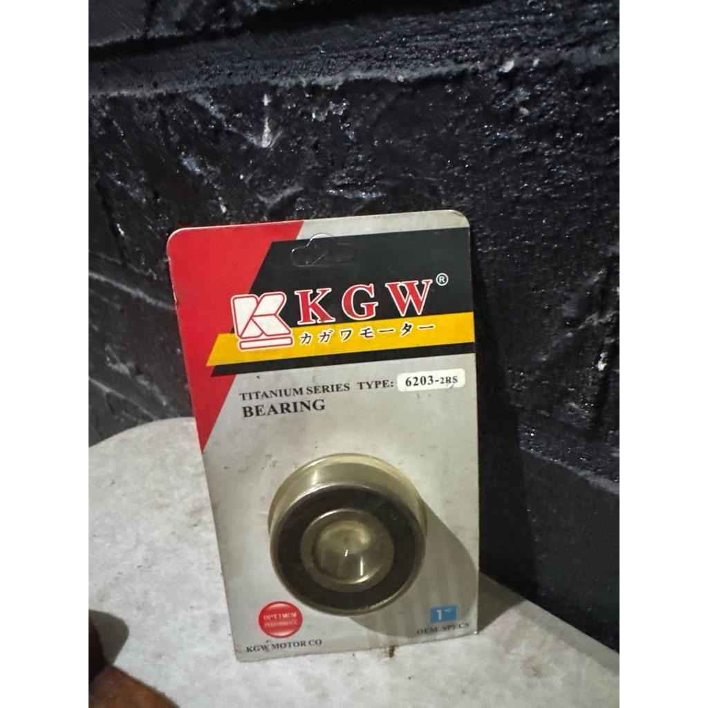 bearing merk kgw 6203-2RS
