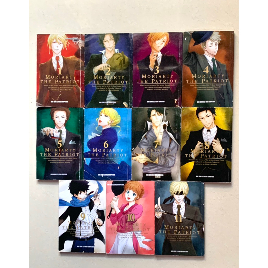 SET L - Komik Manga Set Moriarty The Patriot 1-11