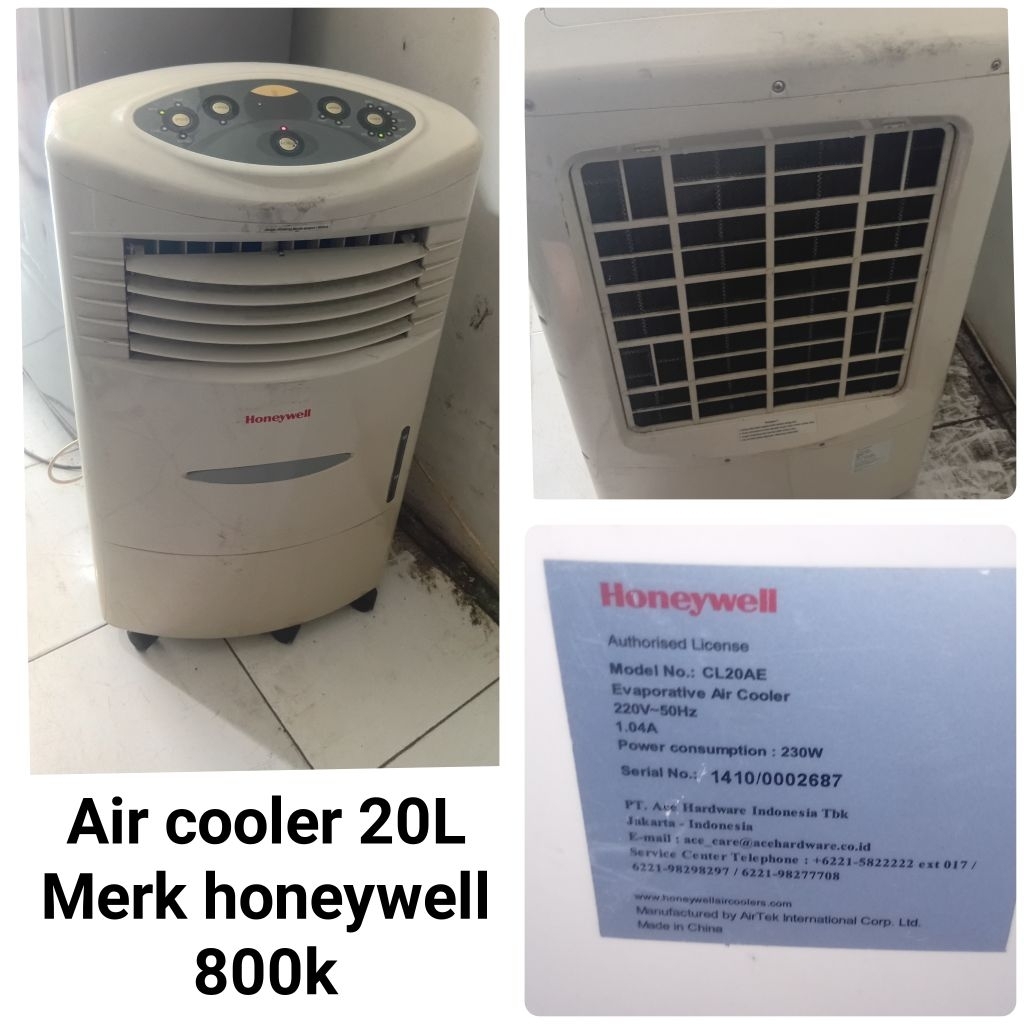 kipas angin/hexos/air cooler bekas