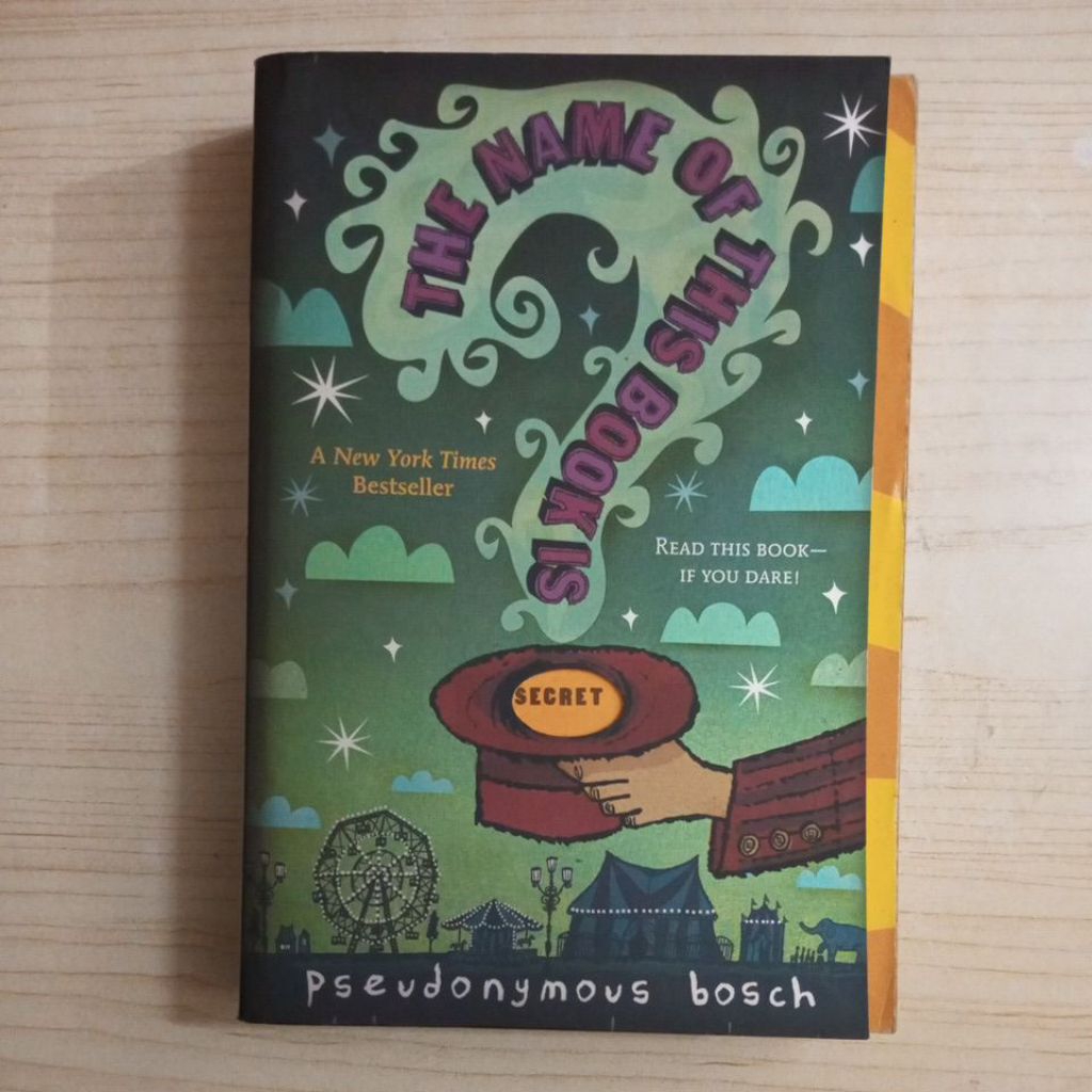 NOVEL THE NAME OF THIS BOOK IS BY PSEUDONYMOUS BOSCH