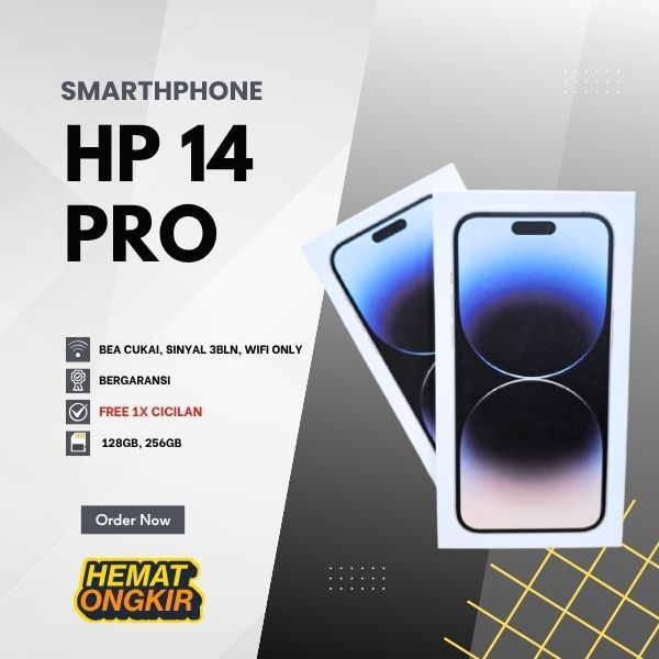 ( CCLN ) APPLE IPHONE 14 PRO 128GB/256GB GARANSI RESMI