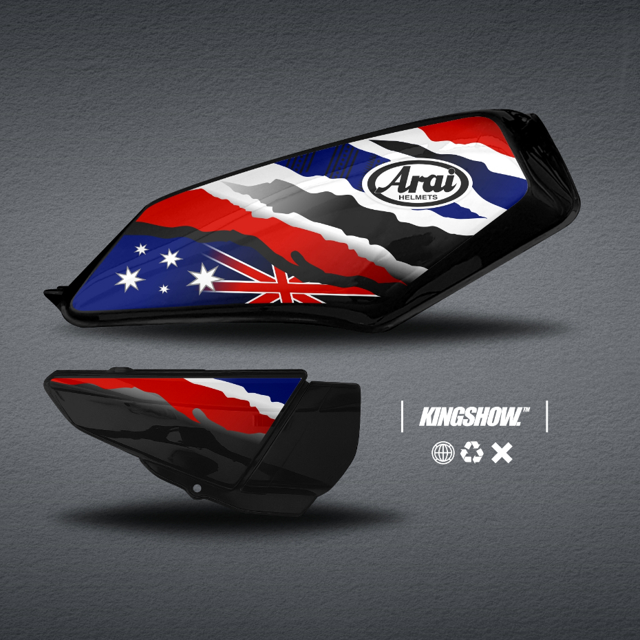 Decal Striping RX King ARAI DOHAN PREMIUM ( NO TRANSPARANT ) Kingshow