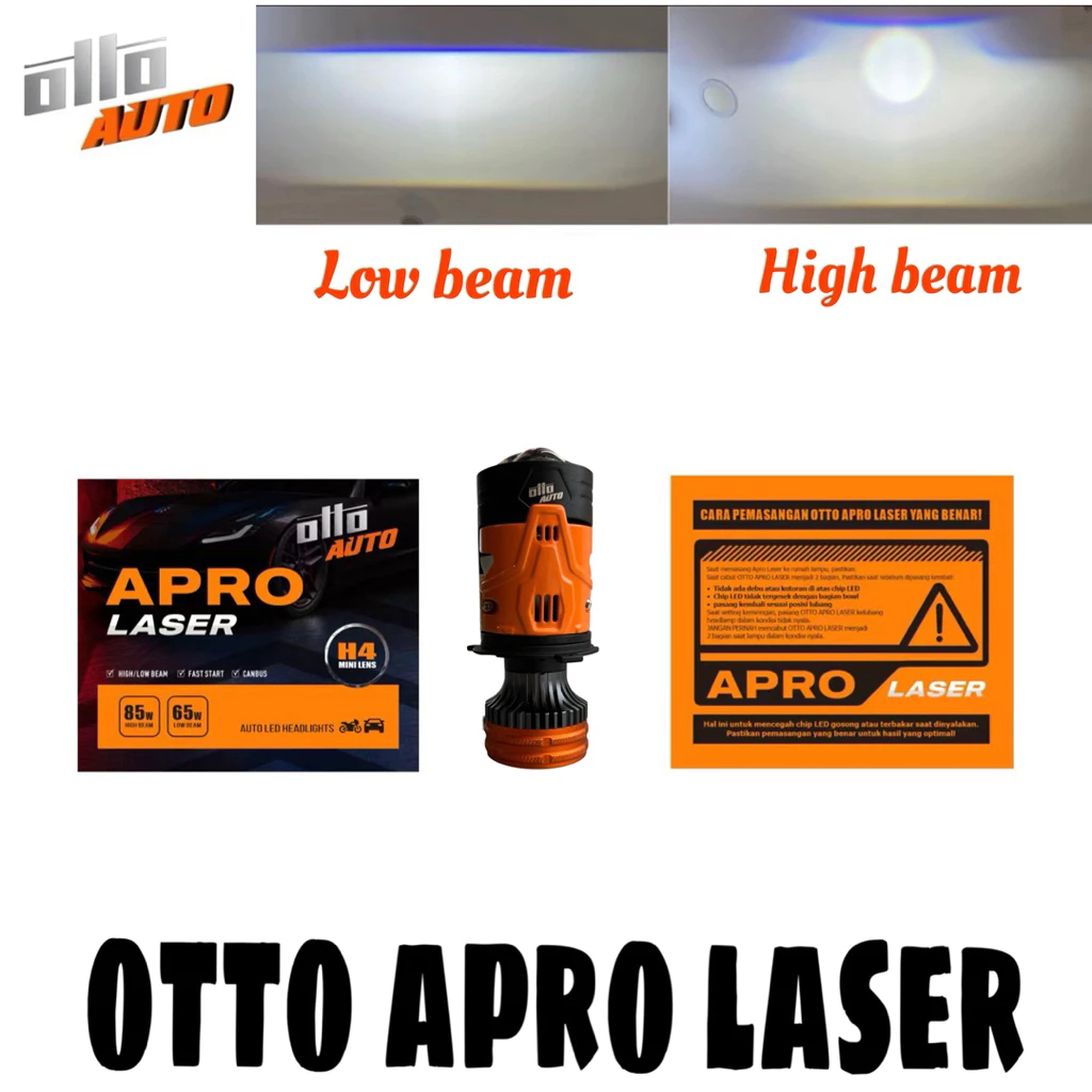 MINI BILED SOKET H4 OTTO AUTO APRO LASER HIGH BEAM SELENOID
