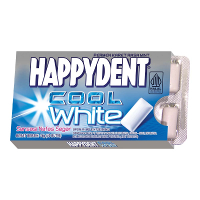 Happydent White Mint Permen Karet 14 g