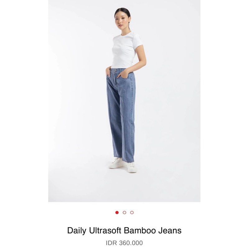 HELLOLILO - ultrasoft jeans celana panjang