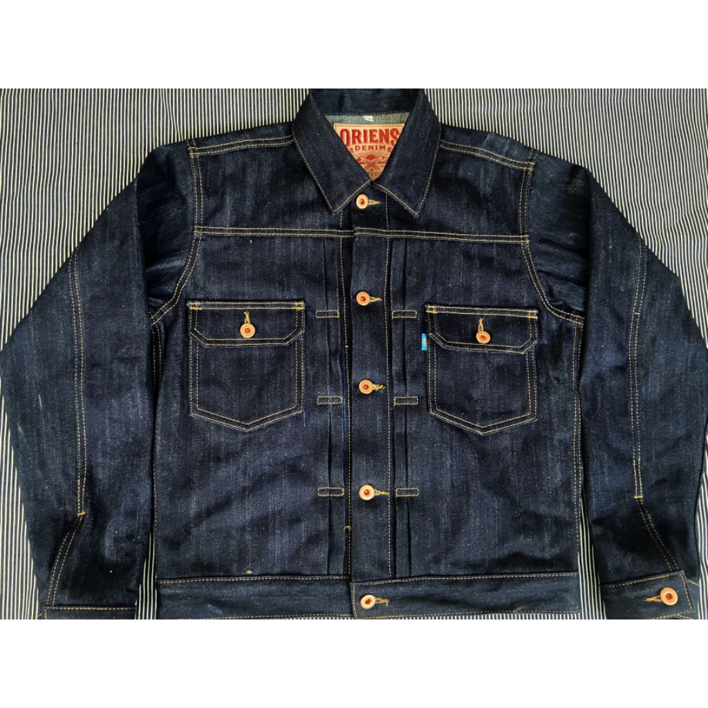 ORIENS DENIM SELVEDGE JACKET TYPE 2 (BOXY CUT)