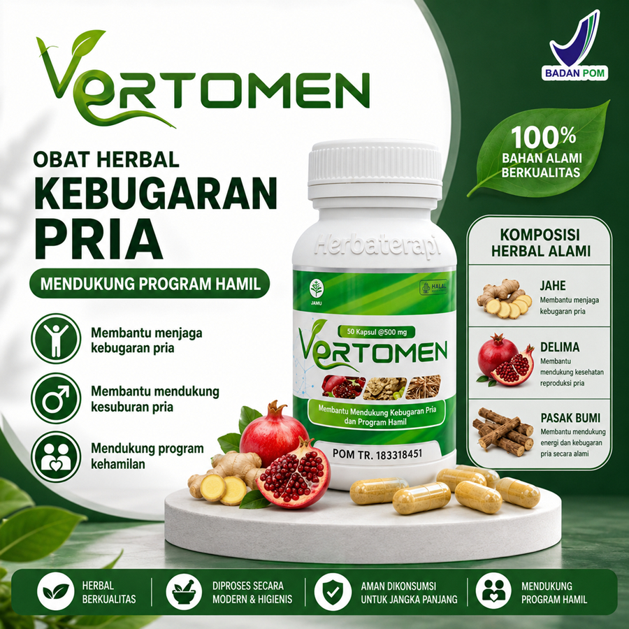 Vertomen Herbal Kesuburan Pria Original