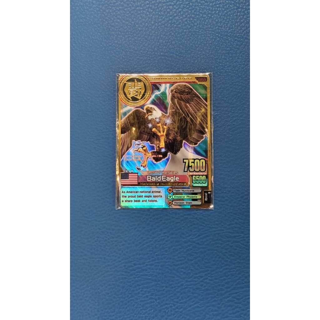 GAME ARCADE ANIMAL KAISER PLUS VERSION 3 BALD EAGLE ANIMAL CARD GOLD ORIGINAL