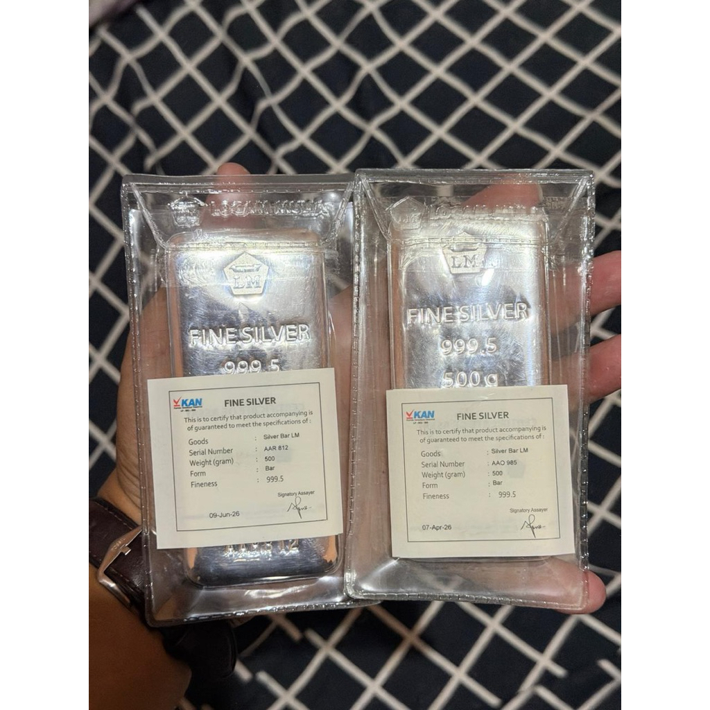 Perak antam 500gr