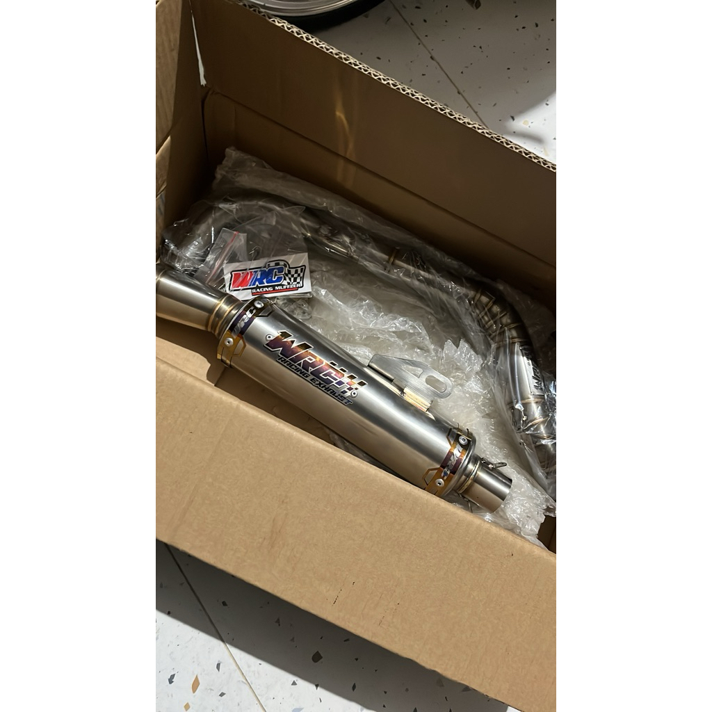WRC EXHAUST AEROX NEW