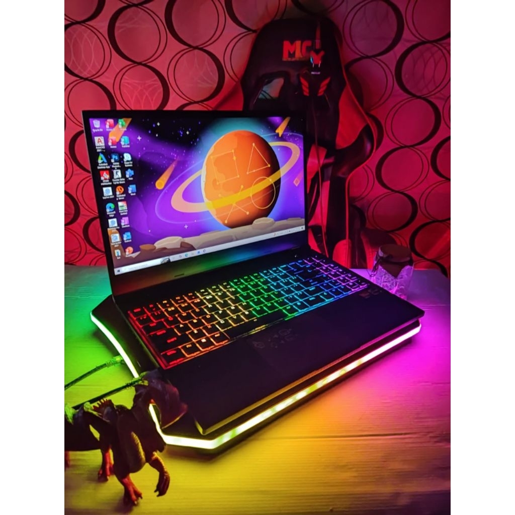 Laptop Gaming Aftershock Ryzen 9 Ram 16/256gb Ssd Dual Vga Rtx 3070 Siap Pakai