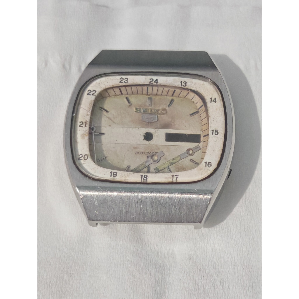 Jam Tangan Seiko Kotak 6309-523A White Dial Bahan