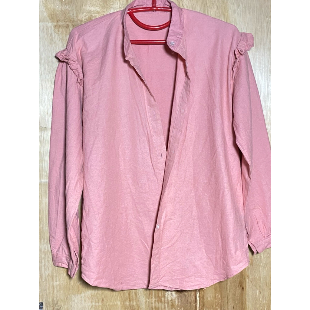 preloved blouse dusty pink
