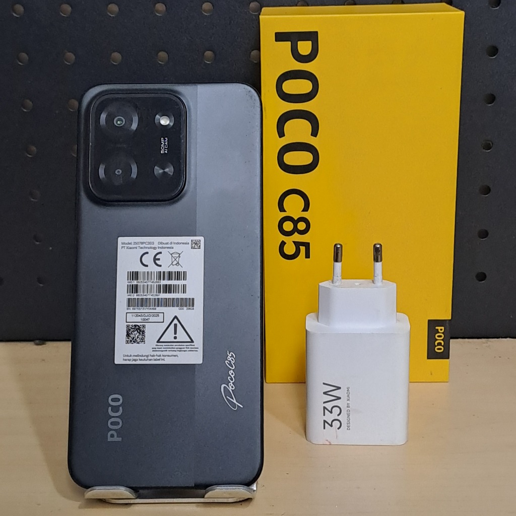 POCO C85 8/256GGB SECOND FULLSET BERGARANSI