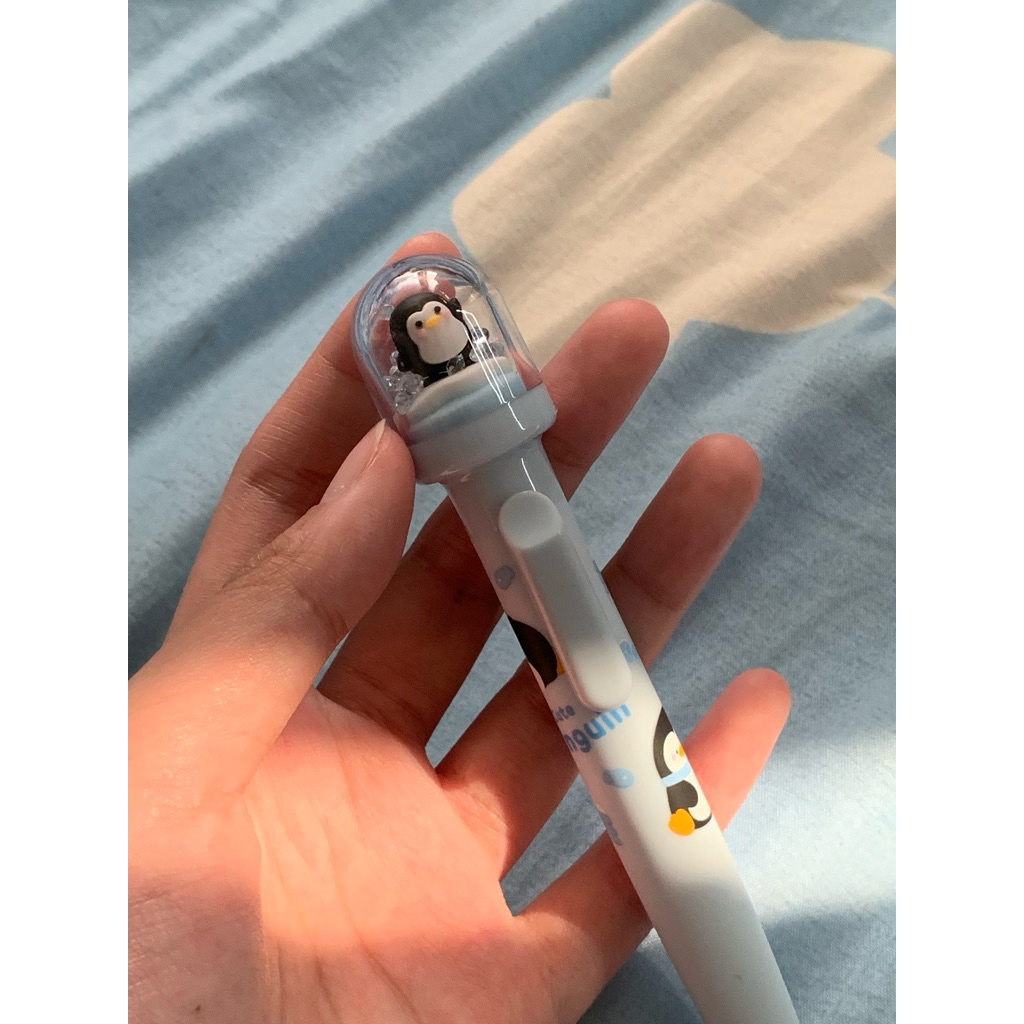 Pen Penguin SnowGlobe