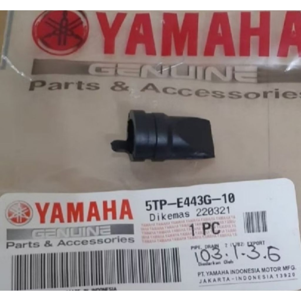 Pipe Drain Selang Hawa Buntu Cover Filter Nmax Aerox Lexi Mio J GT M3 Fino FI Soul GT X Ride Origina
