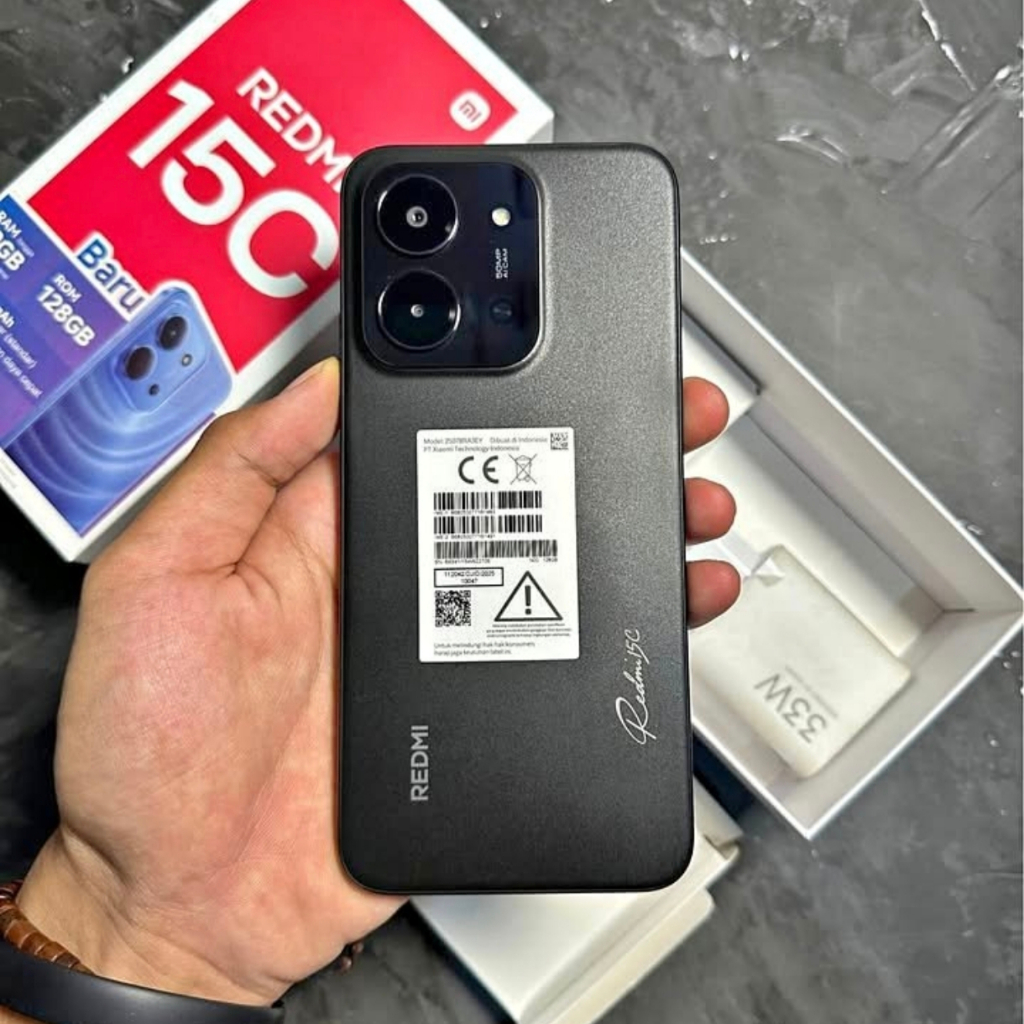 Redmi 15C Ram 8/256 Fullset Bekas Murah Second Resmi Indo Bergaransi Xiaomi Redmi 15C