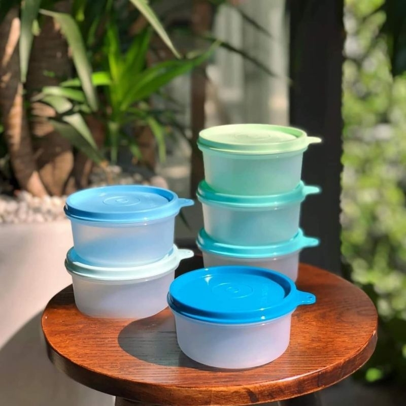 Tupperware Small Savers Bowl Tupperware - Wadah Makanan Kecil dengan Tutup untuk Mpasi Penyimpanan M