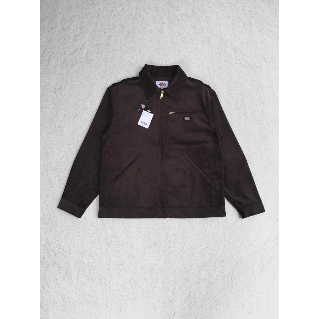 Dickies Corduroy Painter's Jacket Dark Brown