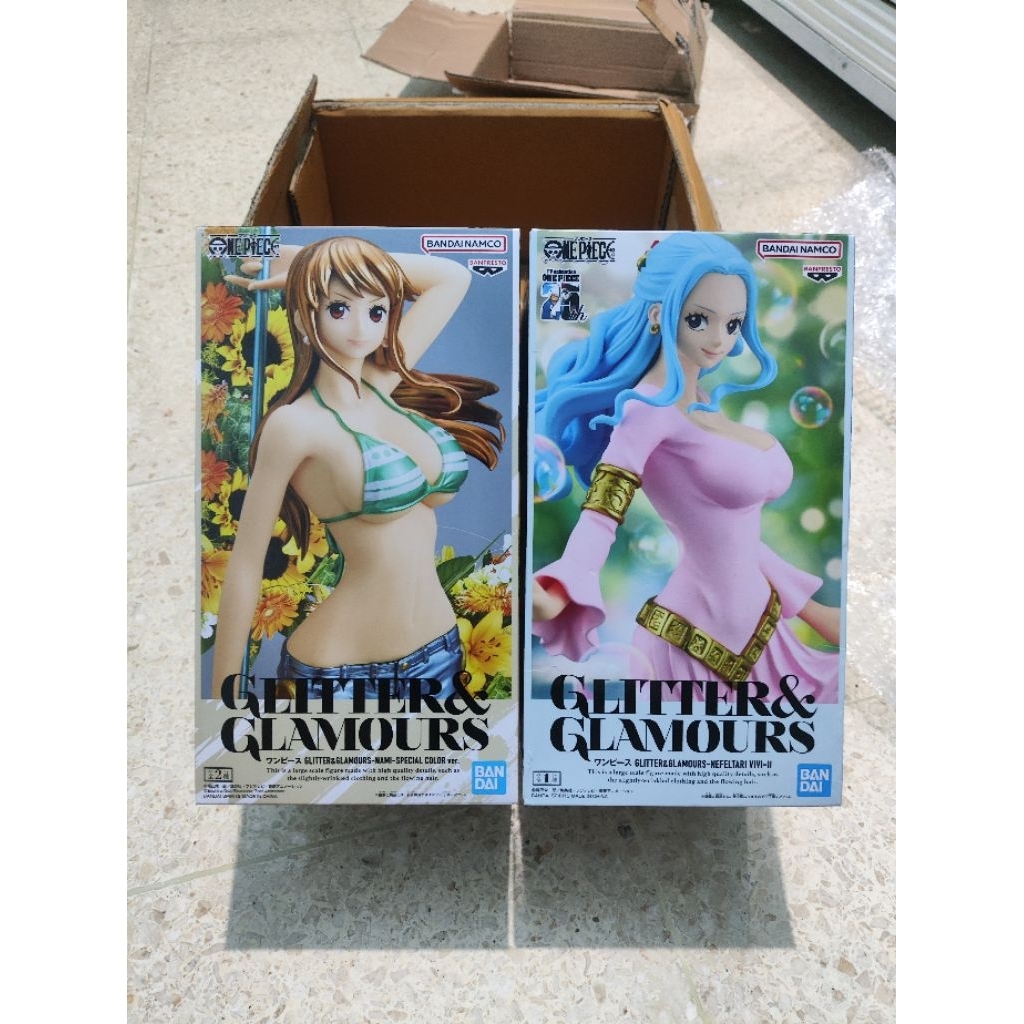 Harga satuan Original Banpresto One Piece Glitter & Glamours Nami Special Color Version Nefertari Vi