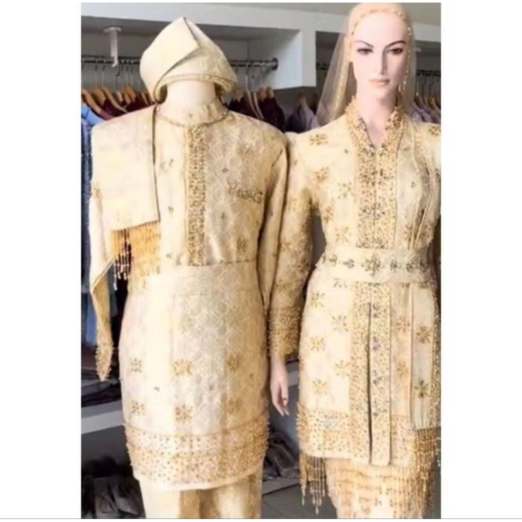 Baju Pengantin Melayu payet+mata diamond