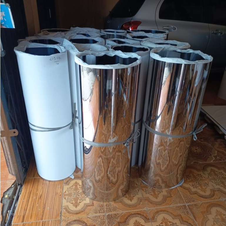 10 lembar Plat Stainless Mirror ba 430 0,3mm - Lembaran 1x2 meter