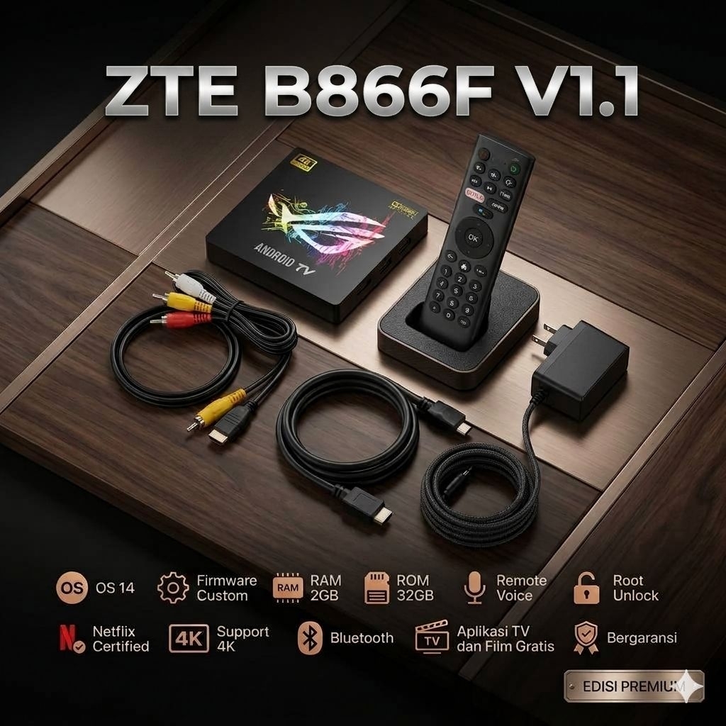 TV Box Android B866F V1.1 ] ROM 32GB[ OS.14
