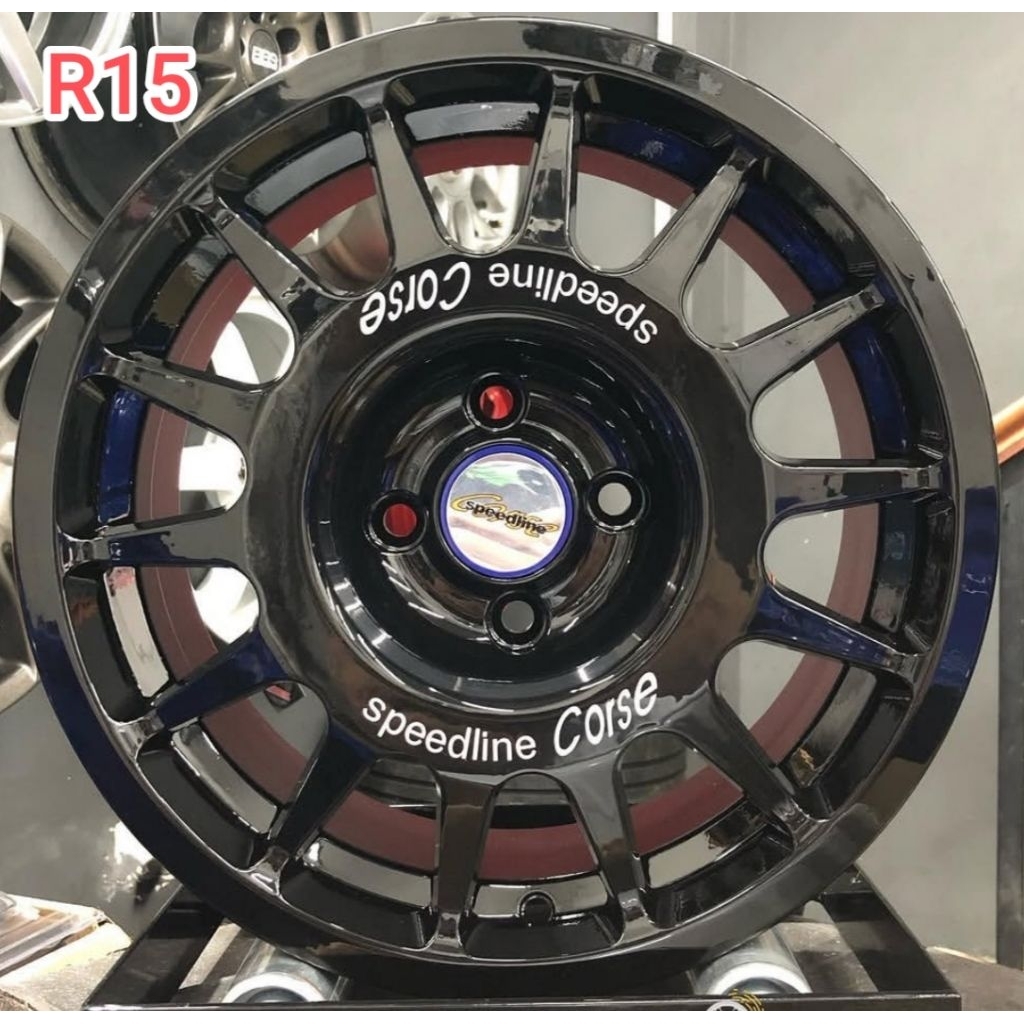 Velg Speedline Corse Rally R15 Black 4x100