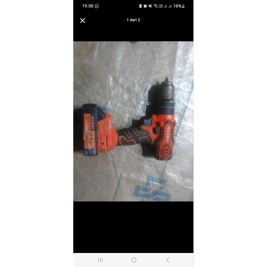 Bor cordless aldo second normal