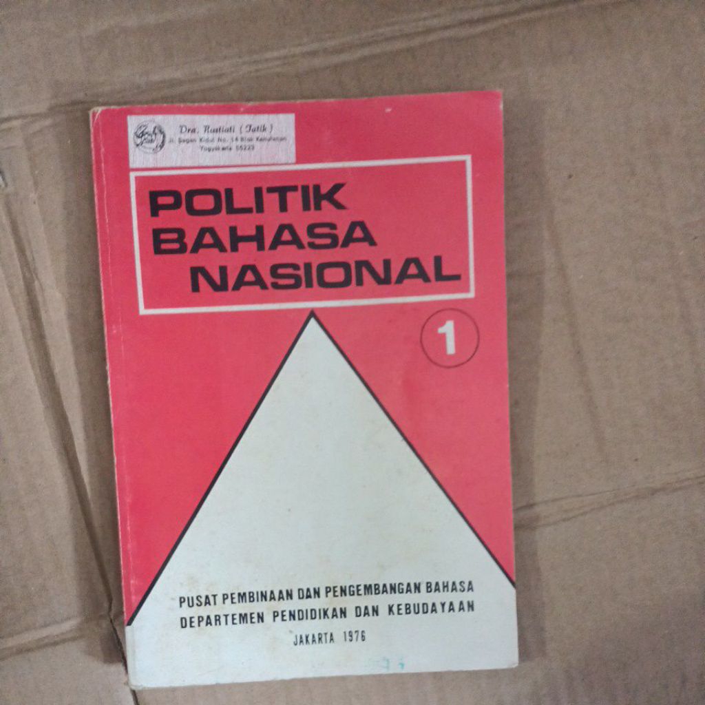 POLITIK BAHASA INDONESIA 1