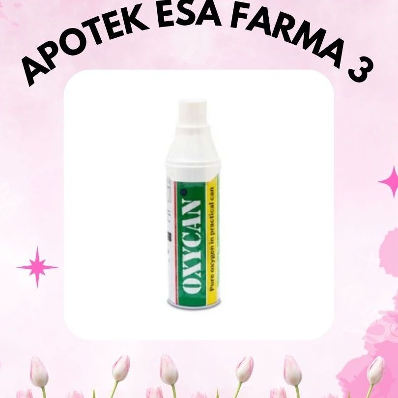Oxycan Green Oksigen Portable Oksigen Tabung Kaleng 500cc