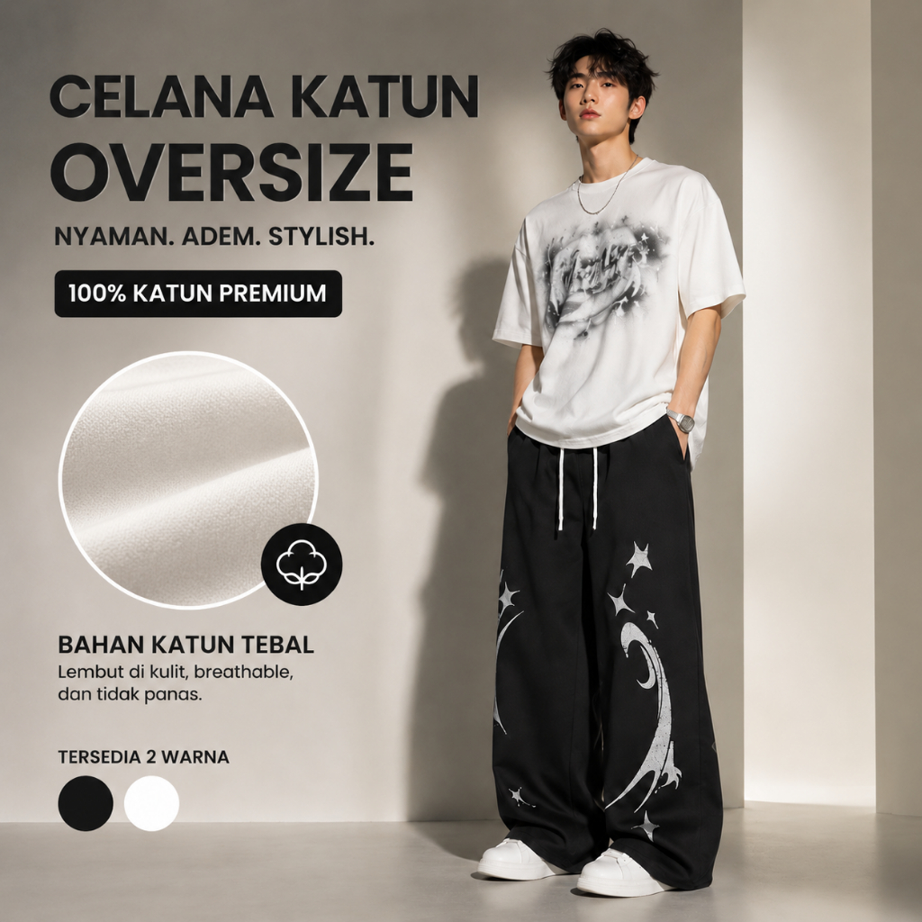 Celana pria Celana kasual pria Celana  versi upgrade Celana Panjang Kasual Streetwear Bahan Katun Pr